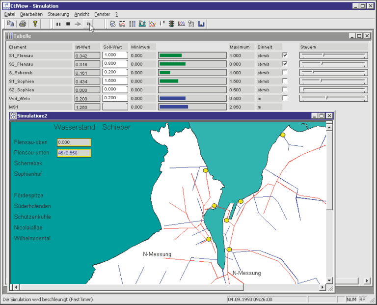 Screenshot von CONTROL - Simulation