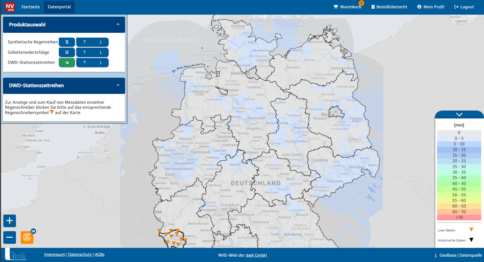 NVIS Web Karte